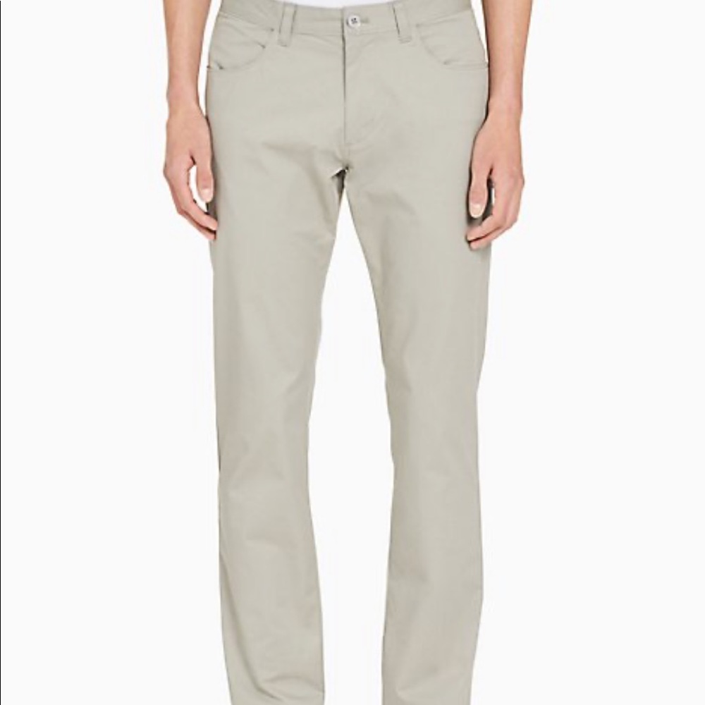 Calvin Klein SLIM FIT SATEEN 4-POCKET PANTS (NWOT)